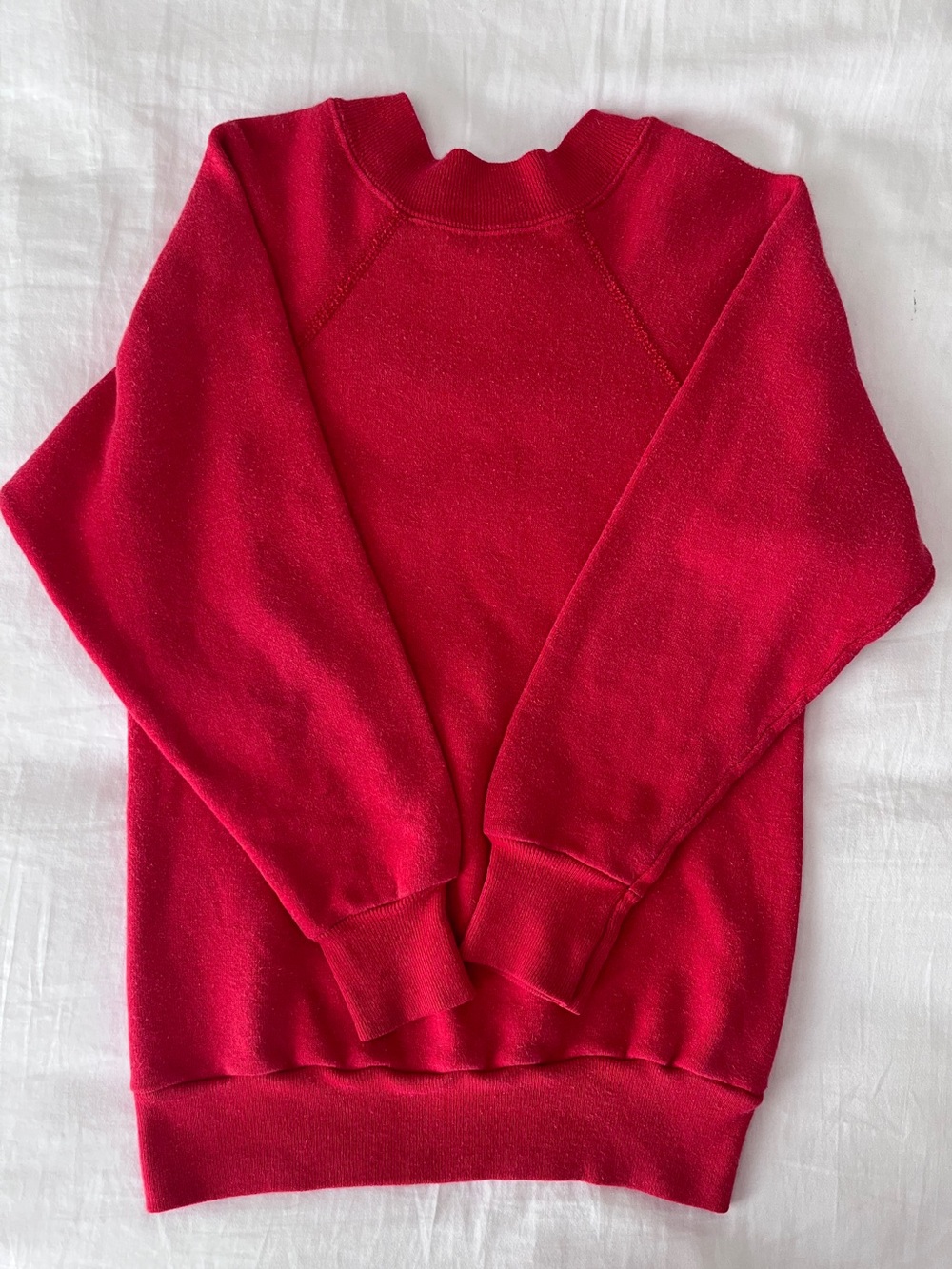 Vintage Kids Cherry Red Crewneck Sweatshirt